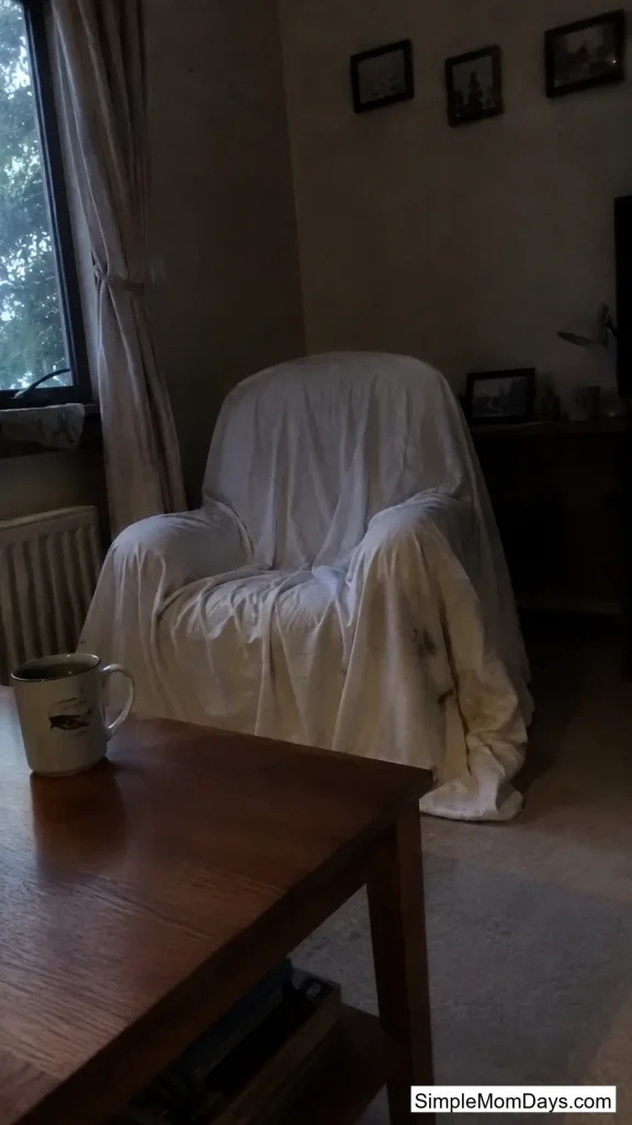 Cover One Piece of Furniture in a Bedsheet