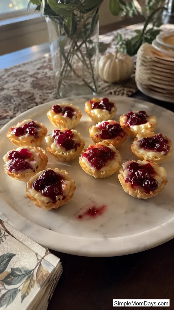 Cranberry Brie Bites