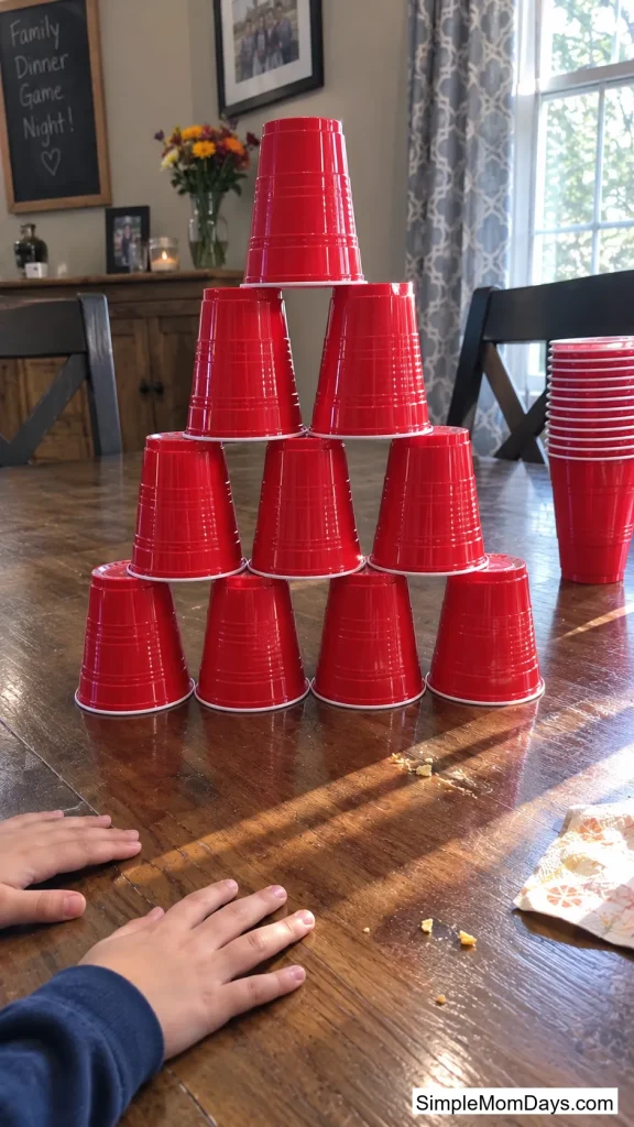 Cup Pyramid and Back