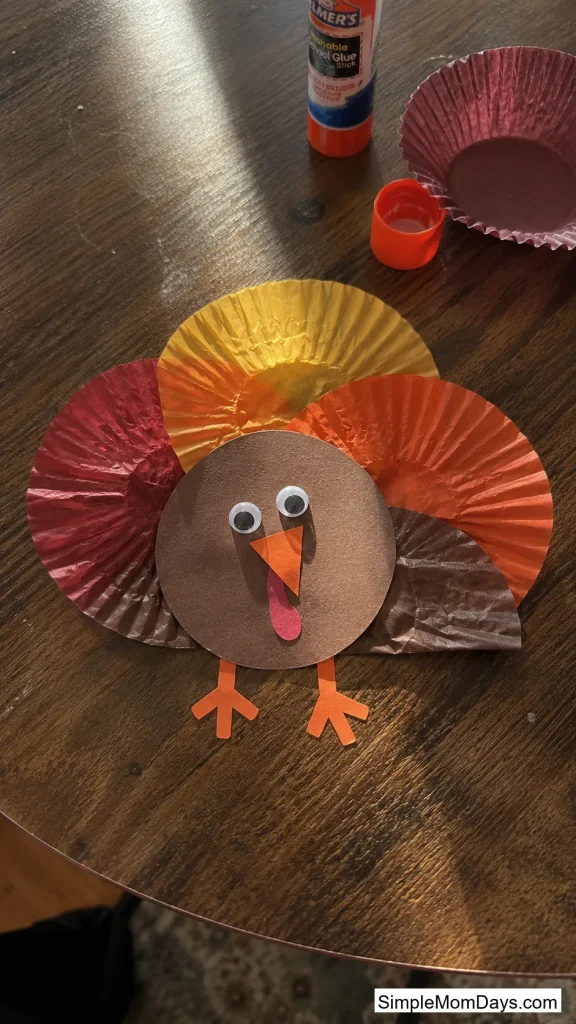 Cupcake Liner Turkey