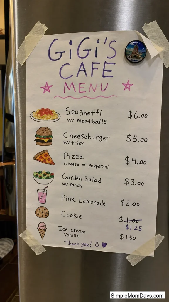 Design a Restaurant Menu