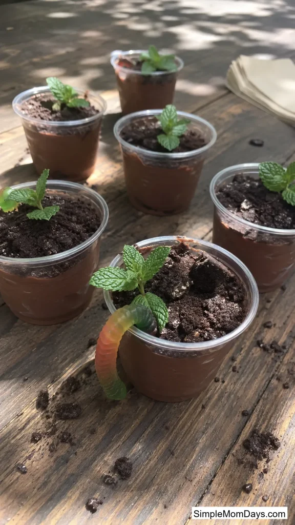 Dirt Cups With a Real Sprout
