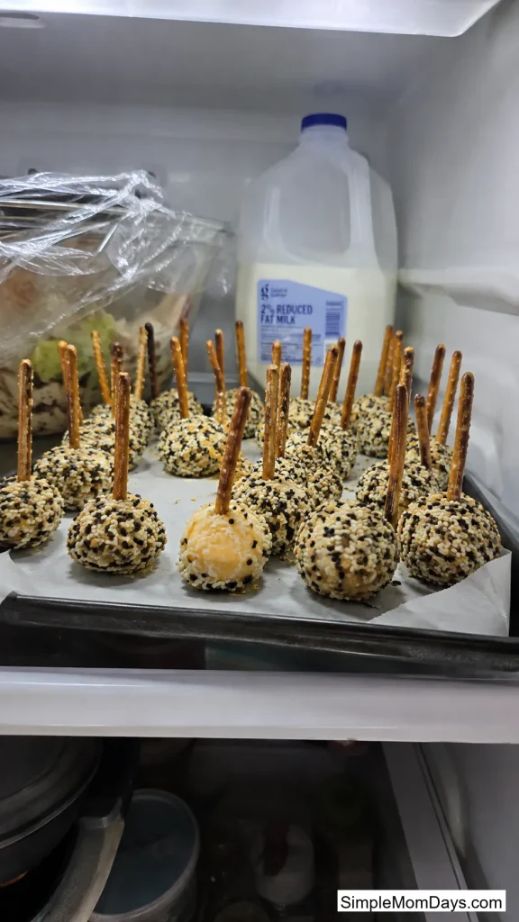 Everything-Bagel Cheese Ball Bites