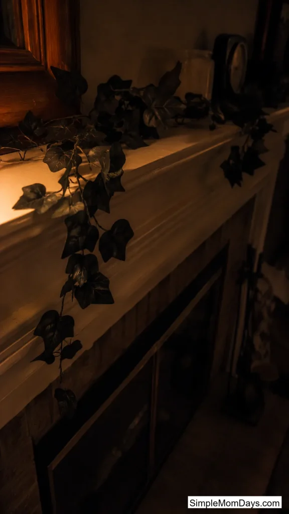 Fake Ivy, Spray Painted Black