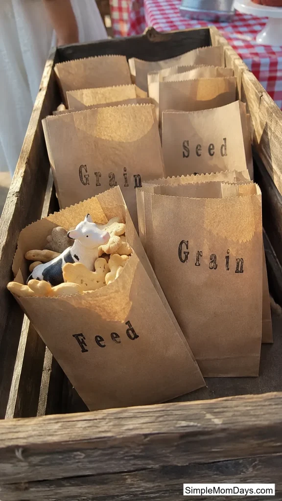 Feed Sack Favor Bags