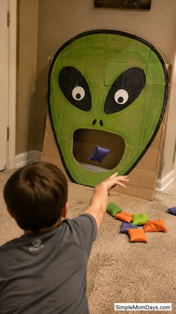 Feed the Hungry Alien Bean-Bag Toss