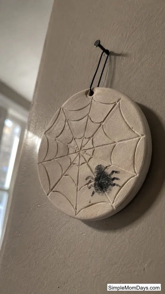 Fingerprint Spiderweb Keepsake