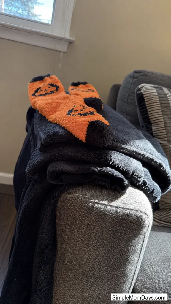 Fleece Blanket and Fuzzy Sock Duo