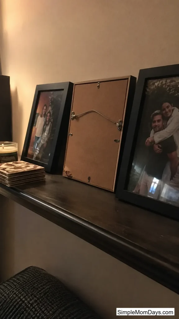 Flip One Picture Frame to Face the Wall