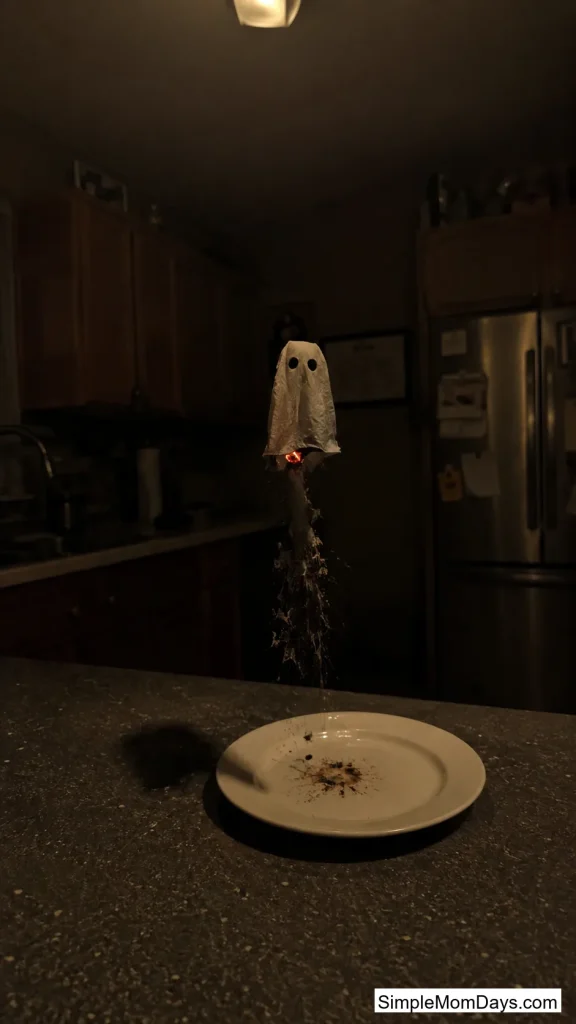Flying Tea Bag Ghost