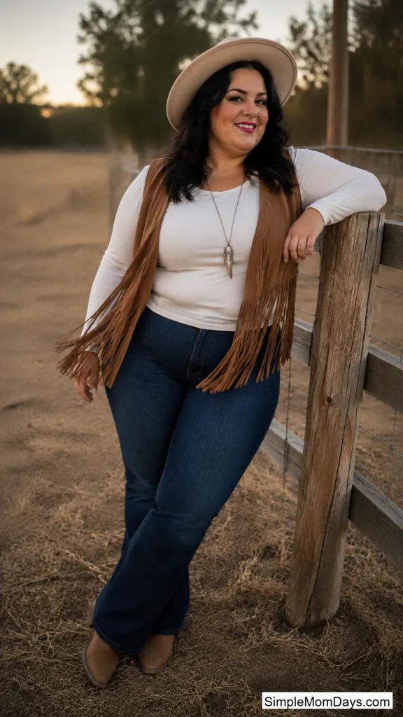 Fringe-and-Boots Cowgirl