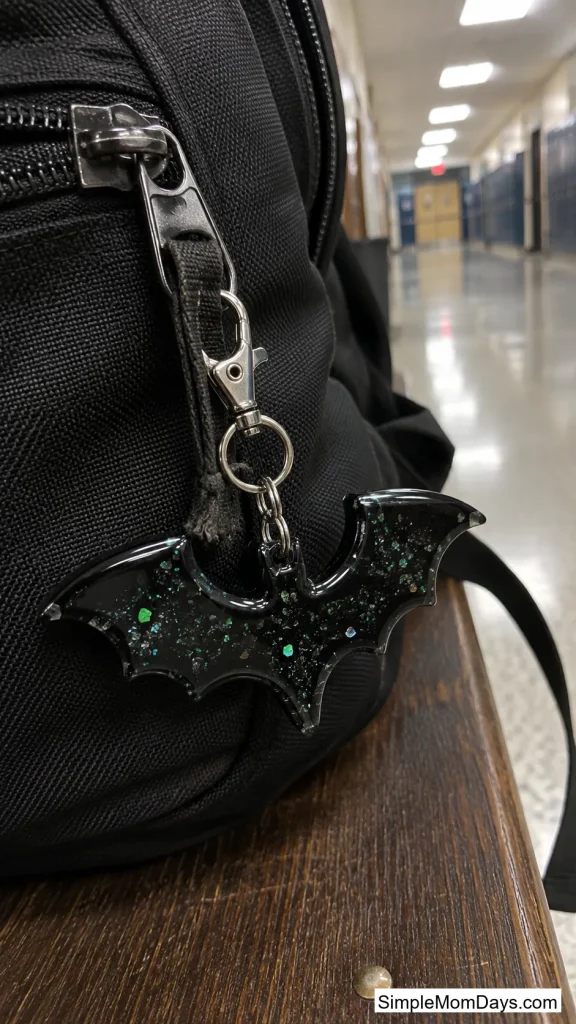 Glow Resin Bat Keychains
