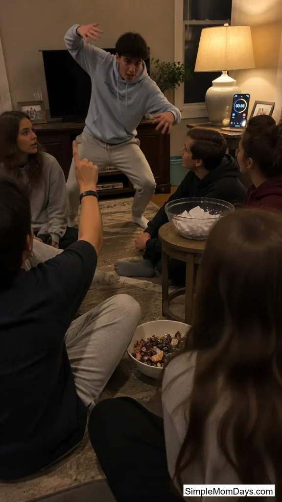Halloween Charades, Team Draw