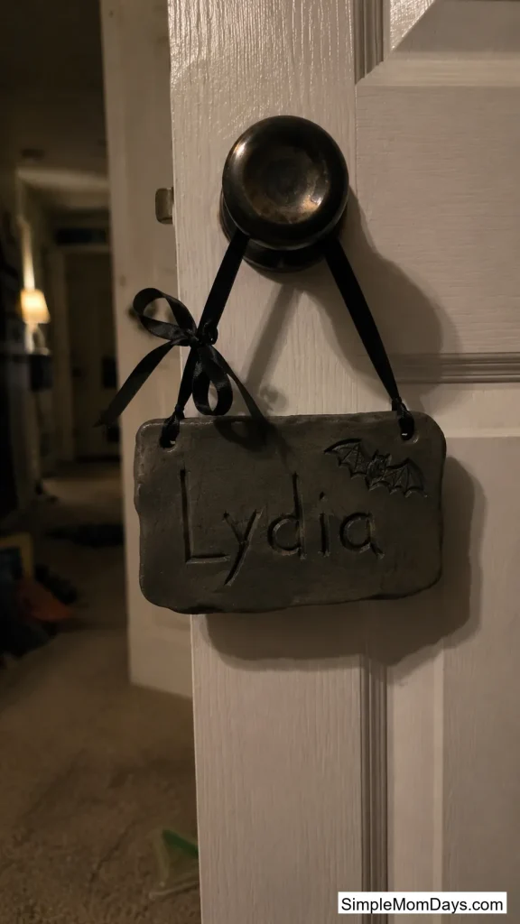 Halloween Door Sign for a Bedroom
