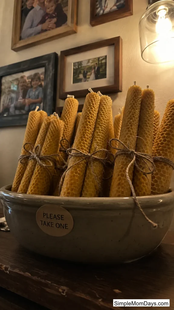 Hand-Rolled Beeswax Candles