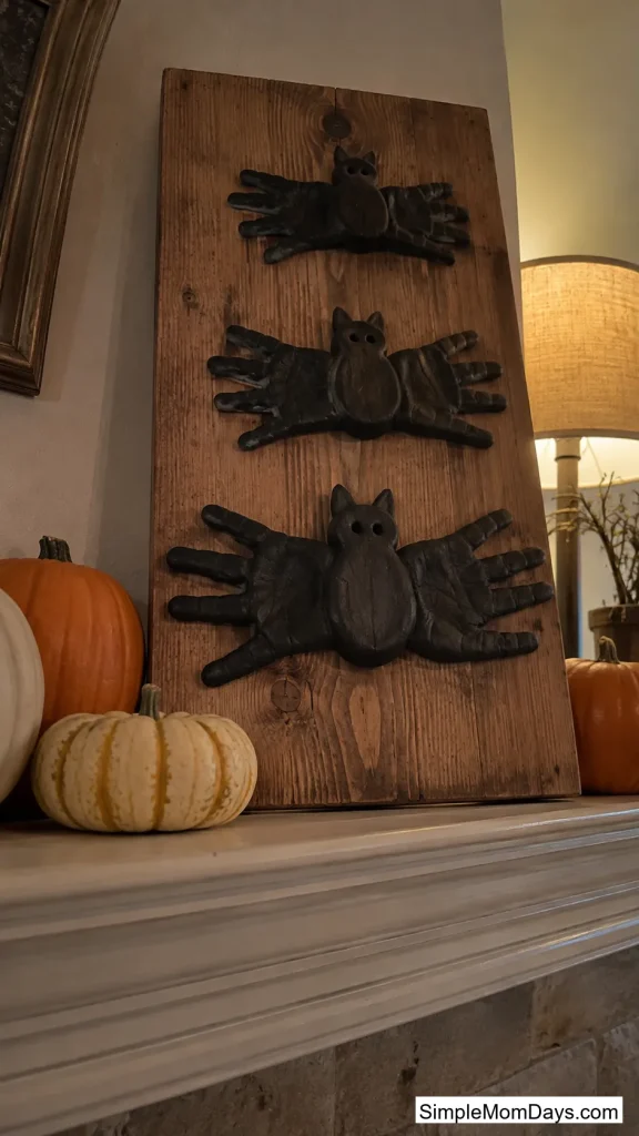 Handprint Bat Colony Plaque