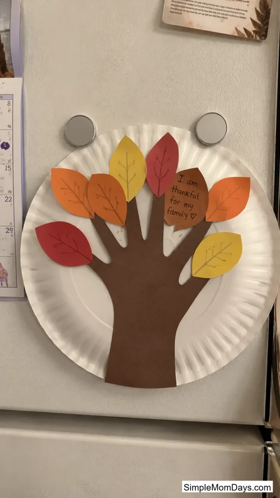 Handprint Thankful Tree
