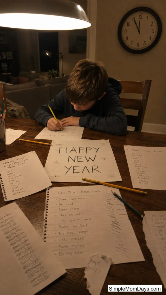 Happy New Year Word Race