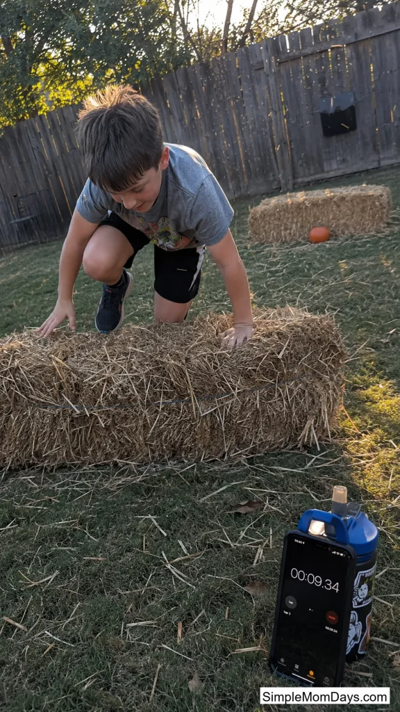 Hay Bale Hop-Around