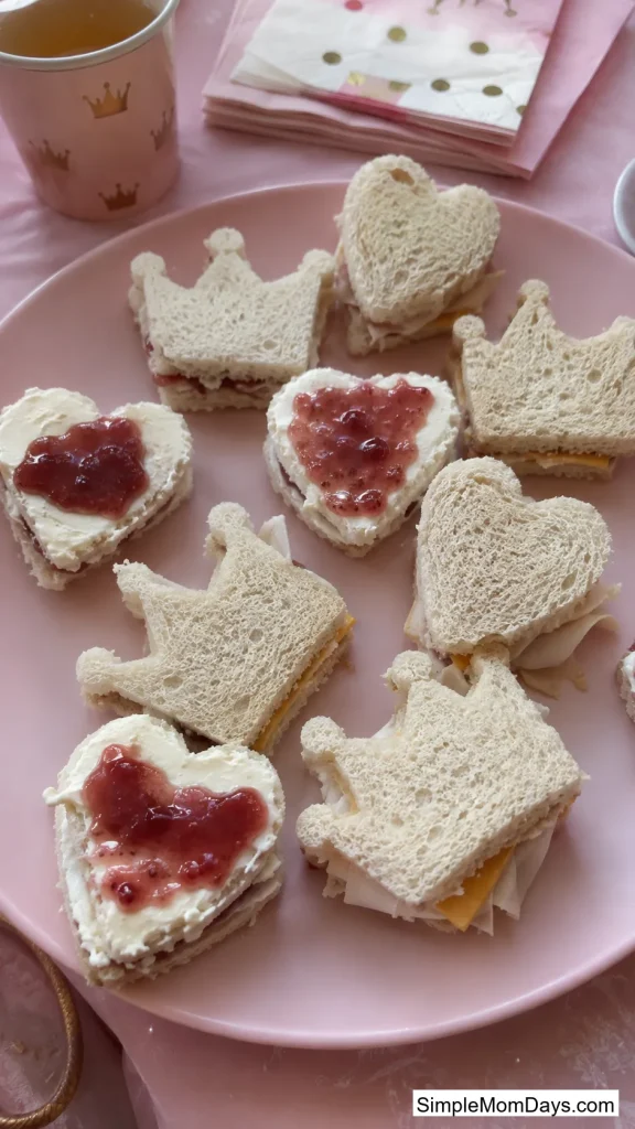Heart and Crown Tea Sandwiches