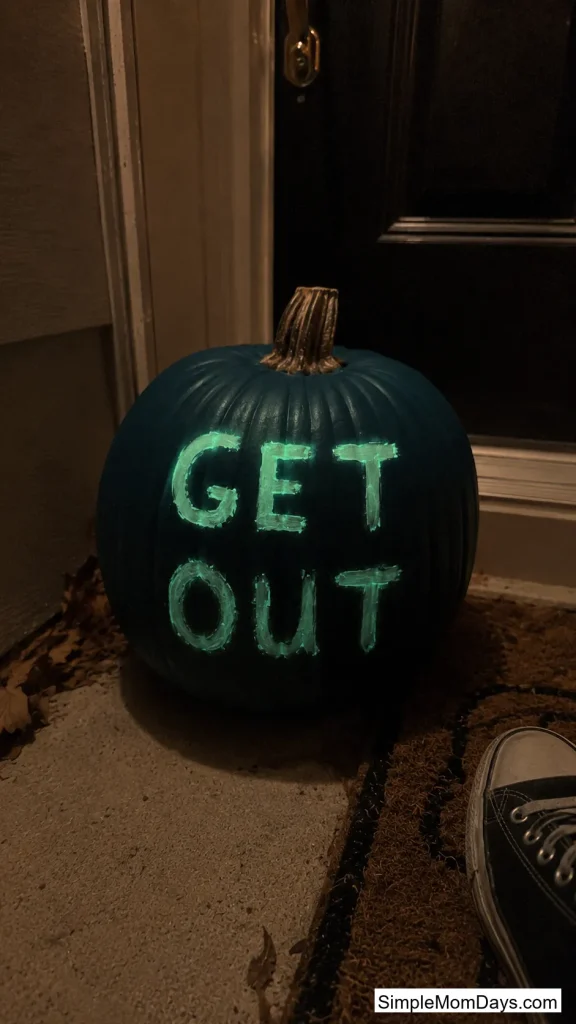 Hidden Message Pumpkin