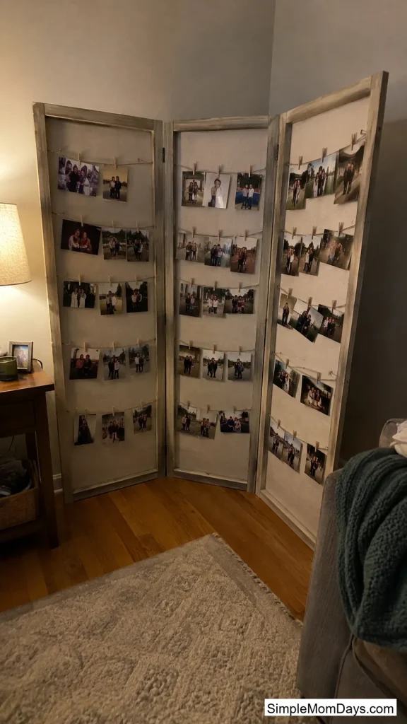 Hinged Frames Strung Together Like a Screen
