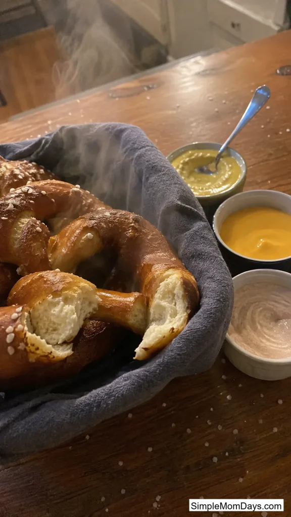 Hot Pretzel Bar with Dips