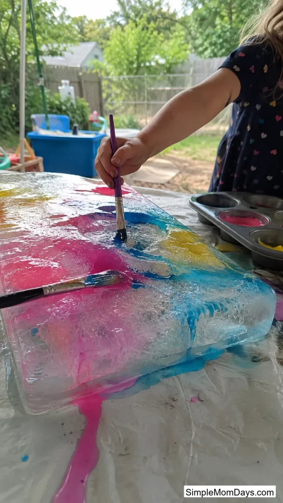 Ice Block Painting