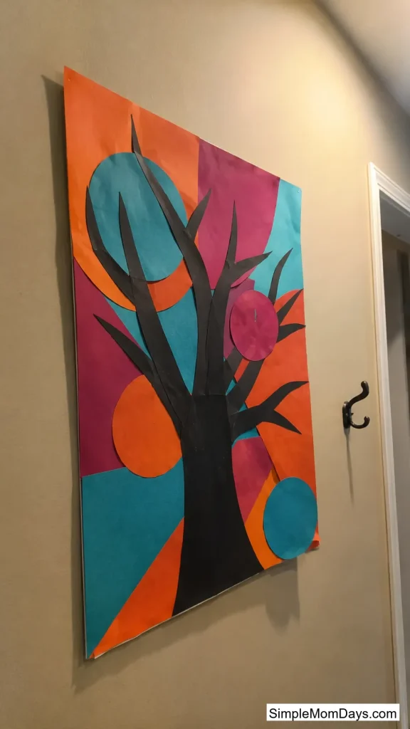 Kandinsky-Style Spooky Tree