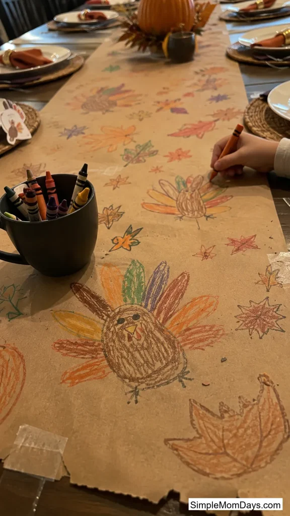 Kraft Paper Doodle Runner