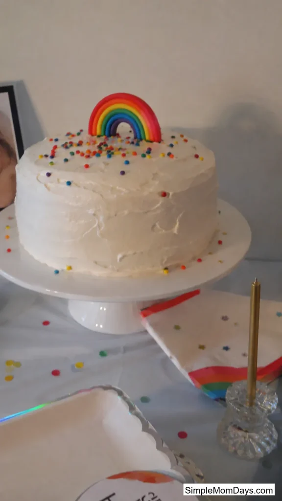 Layered Rainbow Cake (Store-Bought Shortcut)