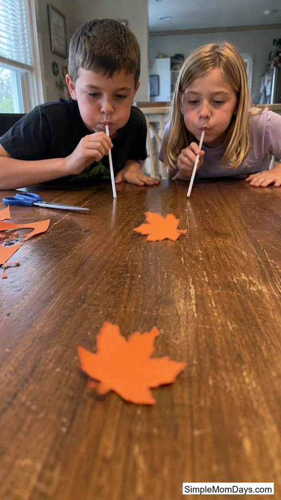 Leaf Blow Race