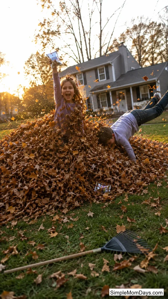 Leaf Pile Prize Dig