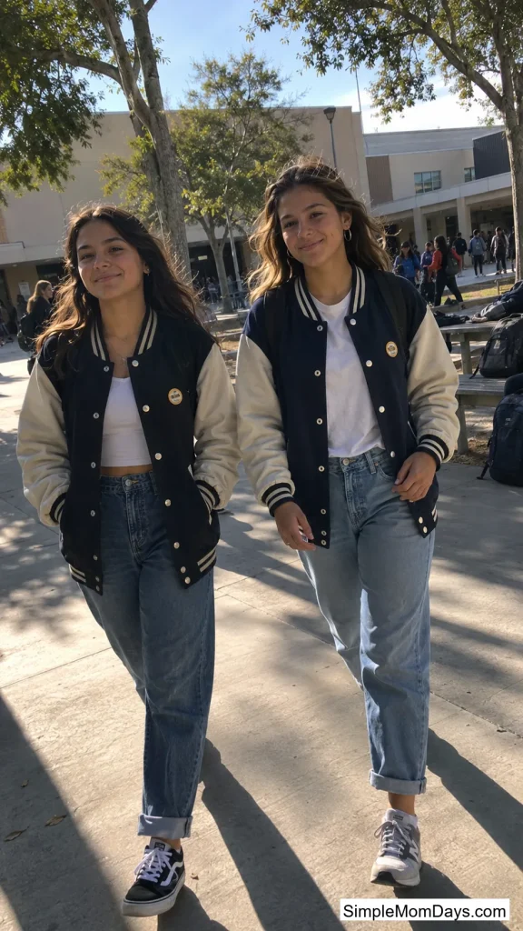 Letterman Jacket Twins