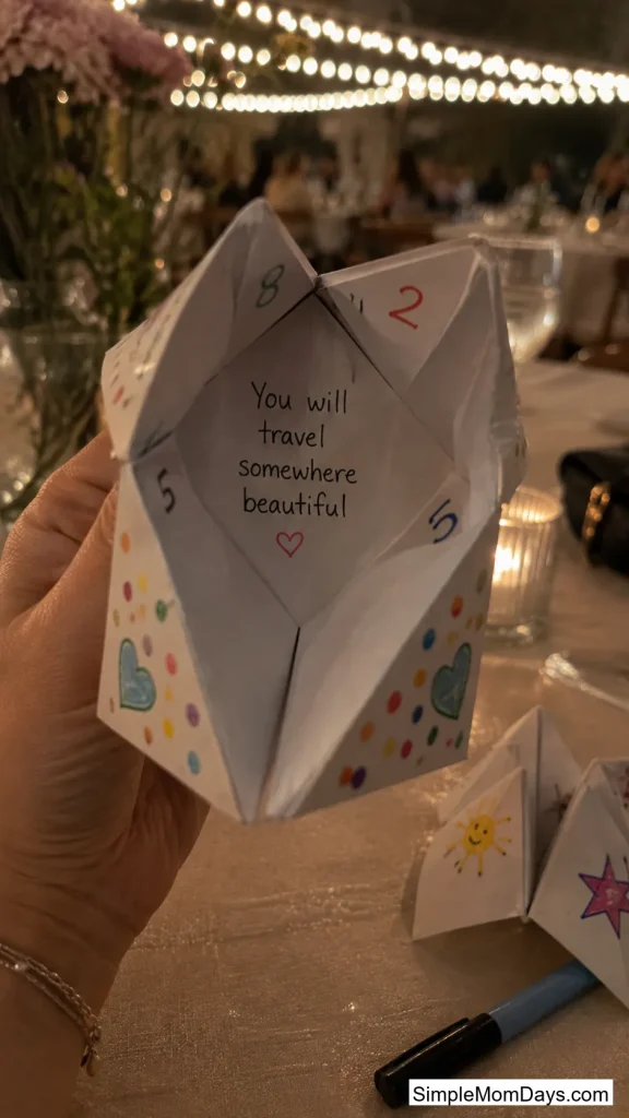 Love-Themed Origami Fortune Tellers