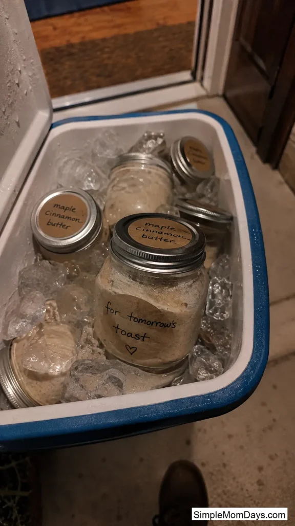 Maple Cinnamon Butter Jars