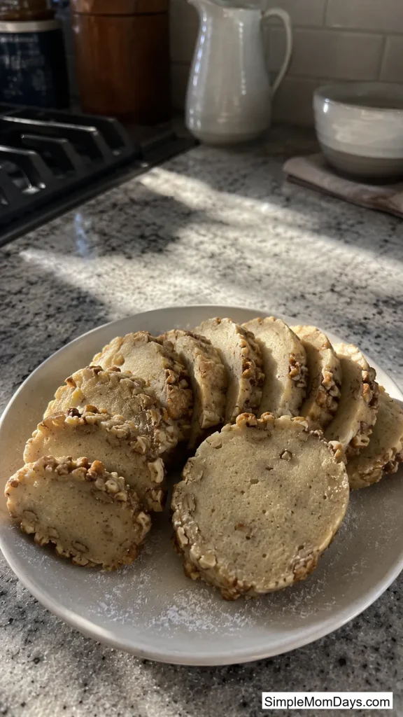 Maple Walnut Icebox Cookies