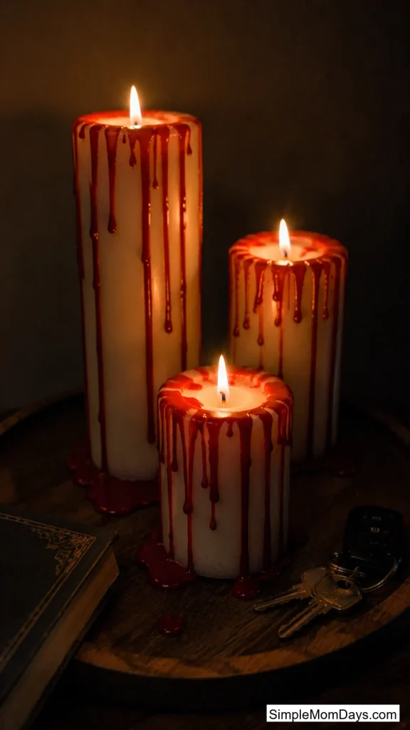 Melted Crayon Candles