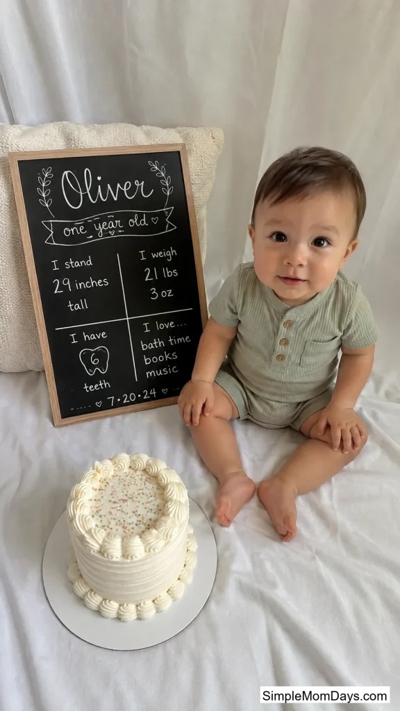 Milestone Board Portrait First