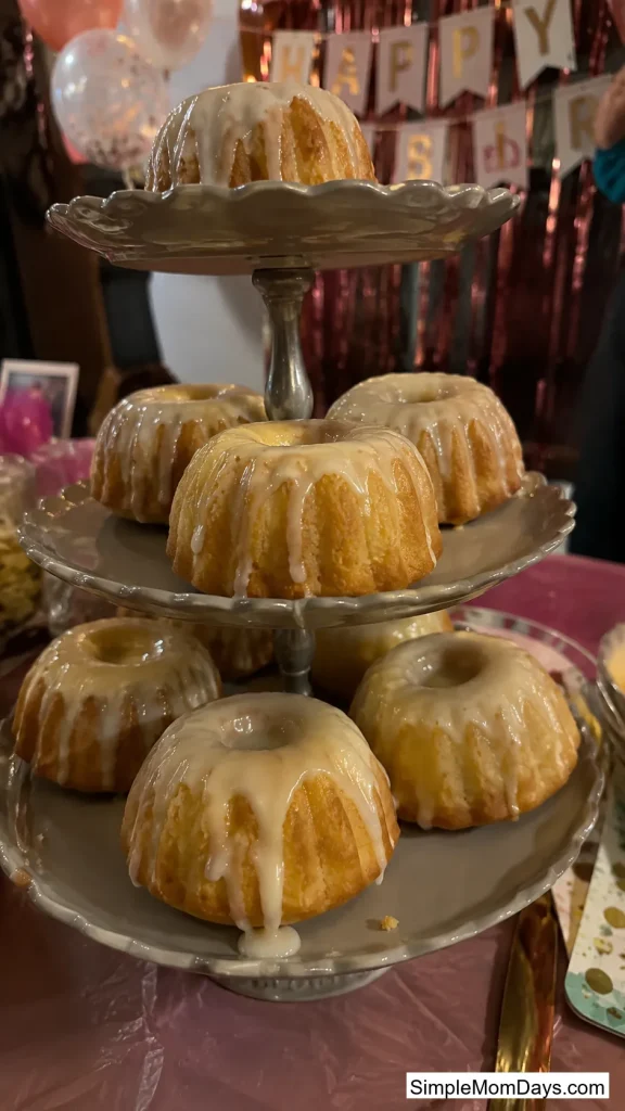 Mini Bundt Cake Dessert Table