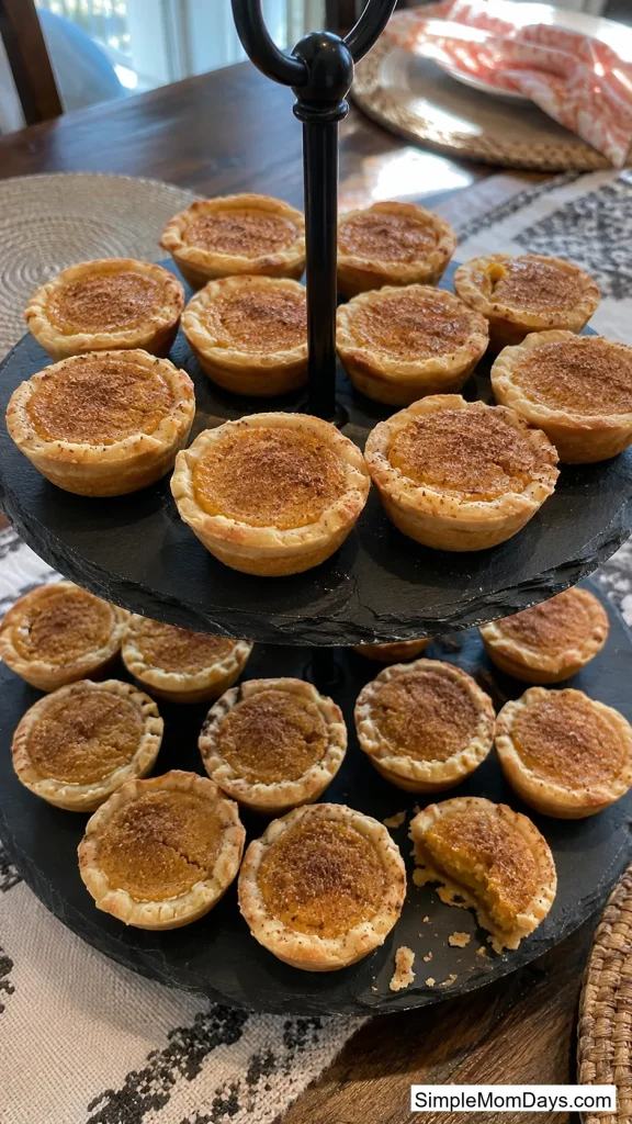 Mini Pumpkin Pie Bites