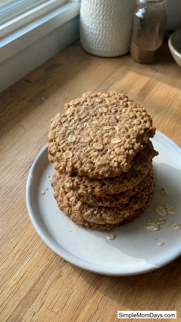 No-Bake Chai Spice Oatmeal Cookies