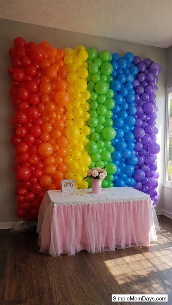 Ombré Balloon Wall by Color Block