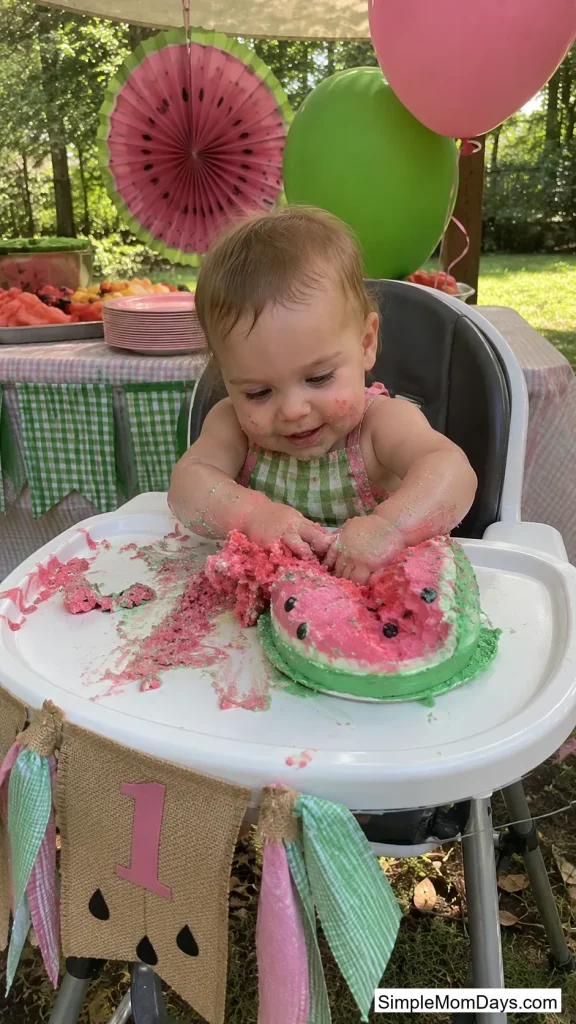 "One in a Melon" First Birthday