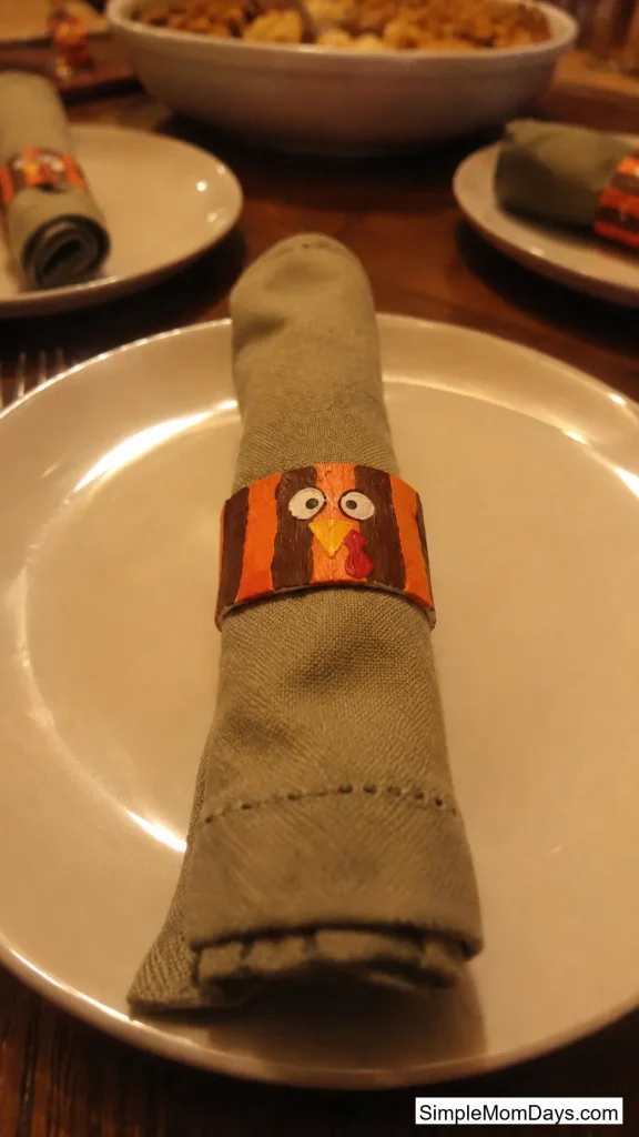 Painted Napkin Ring Rounds