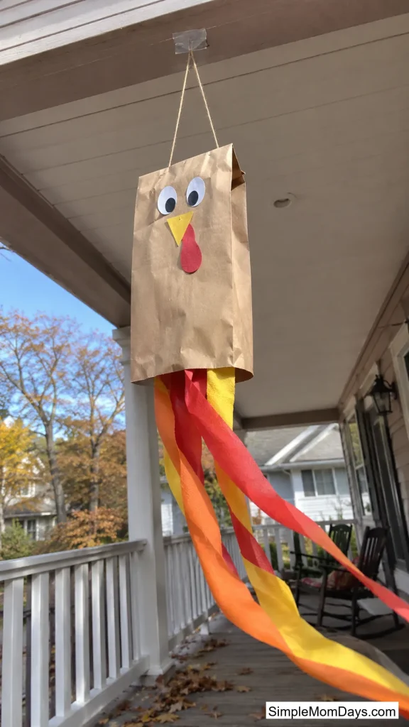 Paper Bag Turkey Windsock