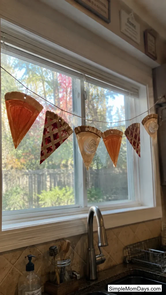 Paper Plate Pie Garland