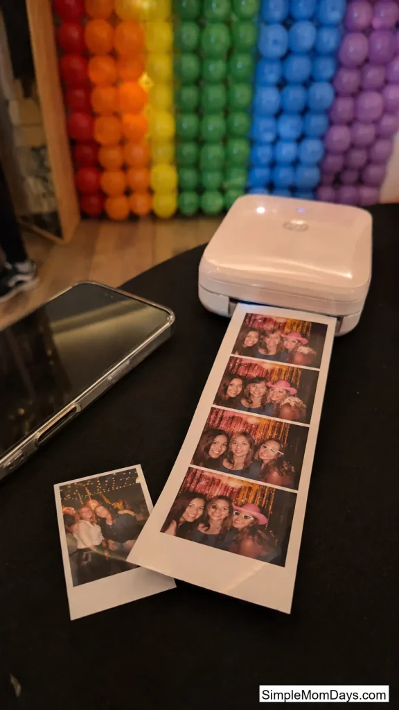 Photo Strip From the Party