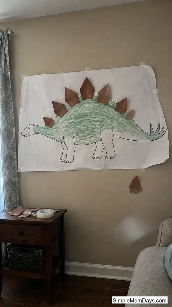 Pin the Spikes on the Stegosaurus