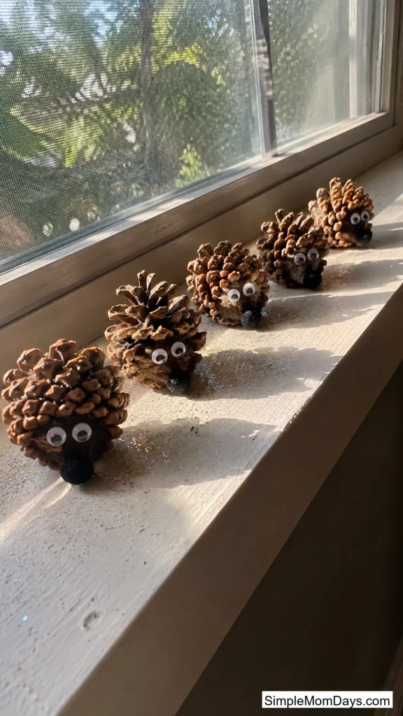 Pine Cone Hedgehogs